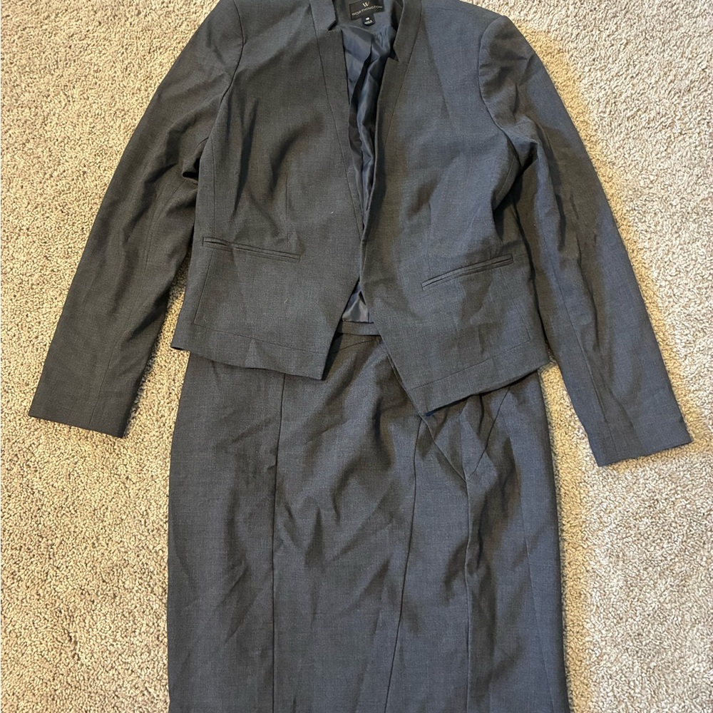 Classic Gray Women’s Suit Dress